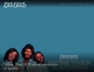 beegees.com screenshot