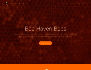 beehavenbees.com screenshot