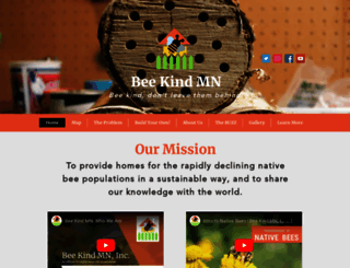 beekindmn.org screenshot