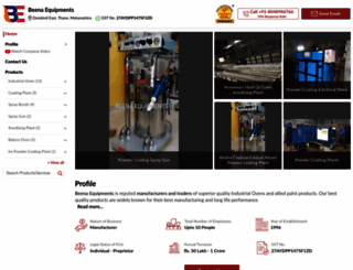 beenaequipments.com screenshot