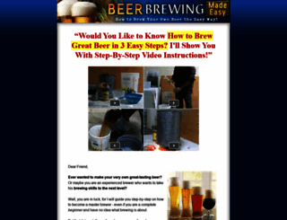 beerbrewingmadeeasy.com screenshot