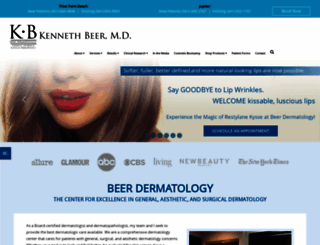 beerdermatology.com screenshot