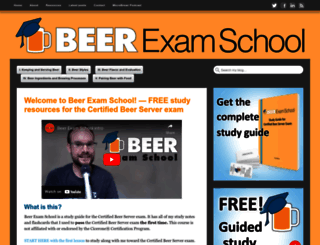 beerexamschool.com screenshot