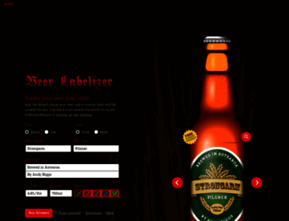 beerlabelizer.com screenshot