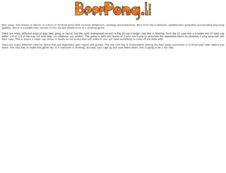 beerpong.li screenshot