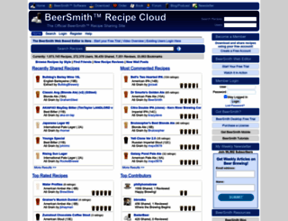 beersmithrecipes.com screenshot