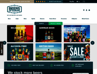 beersofeurope.co.uk screenshot