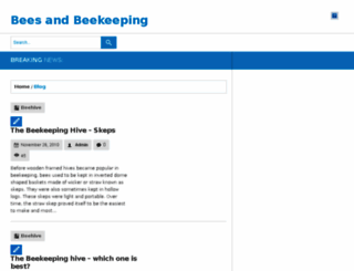 beesandbeekeeping.com screenshot