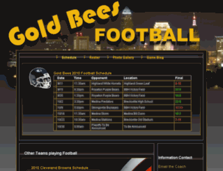 beesfootball.com screenshot