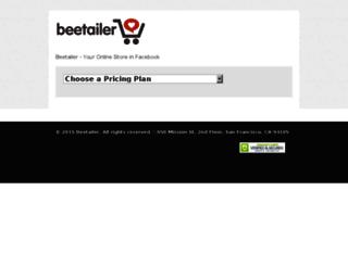 beetailer.chargevault.com screenshot
