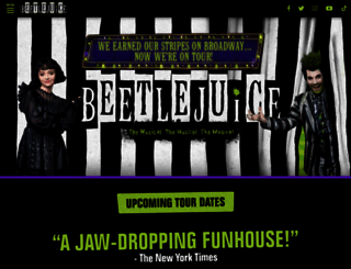 beetlejuicebroadway.com screenshot