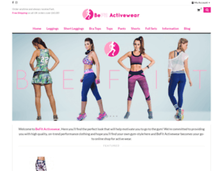 befitactivewear.com screenshot