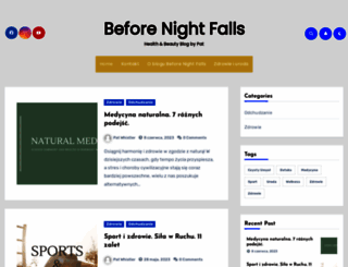before-night-falls.com screenshot