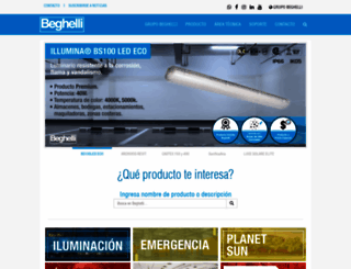 beghelli.com.mx screenshot