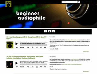 beginneraudiophile.com screenshot