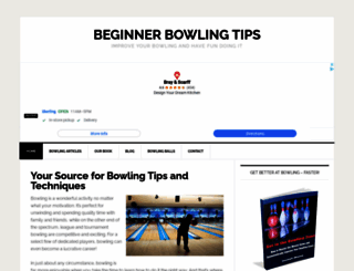 beginnerbowlingtips.com screenshot