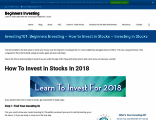 beginners-investing.com screenshot