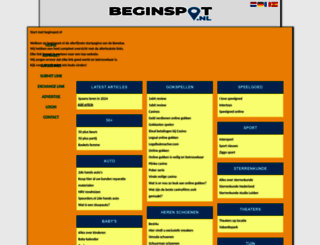 beginspot.nl screenshot