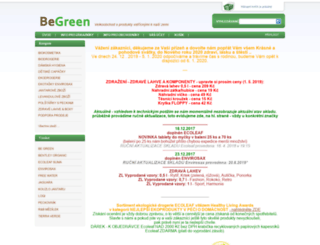 begreen.cz screenshot