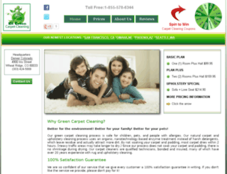 begreencarpetcleaning.intuitwebsites.com screenshot