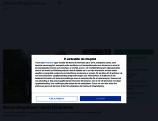 behandlingshem.se screenshot