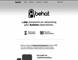 behat.org screenshot