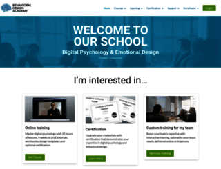 behavioraldesign.academy screenshot