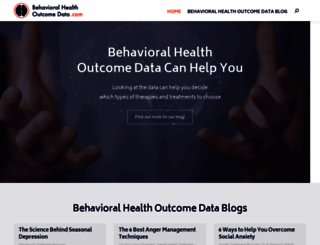 behavioralhealthoutcomedata.com screenshot