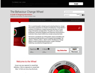 behaviourchangewheel.com screenshot