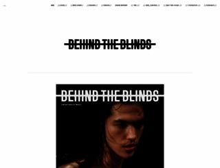 behindtheblinds.be screenshot