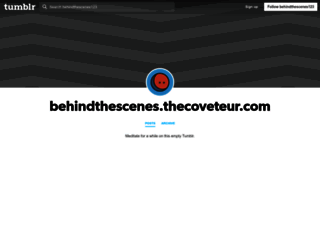 behindthescenes.thecoveteur.com screenshot
