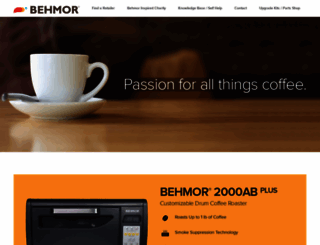behmor.com screenshot