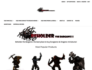 beholderthebargains.com screenshot