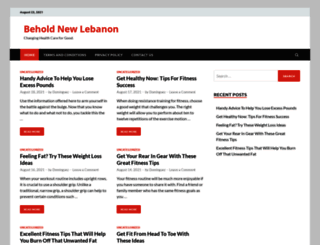 beholdnewlebanon.org screenshot