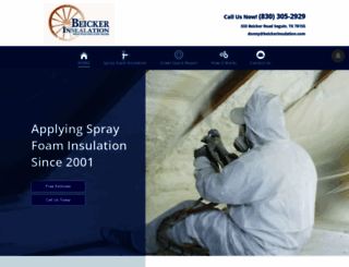 beickerinsulation.com screenshot