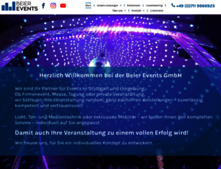 beier-events.de screenshot