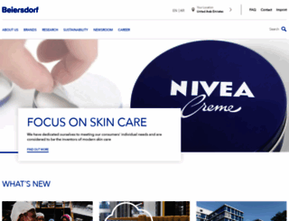 beiersdorf-me.com screenshot