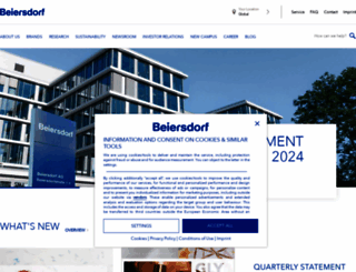 beiersdorf.com screenshot
