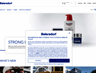beiersdorf.ie screenshot