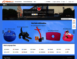 beileinflatables.en.alibaba.com screenshot