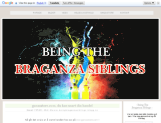 beingbraganzasiblings.blogg.no screenshot