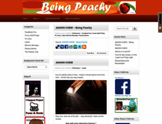 beingpeachy.com screenshot