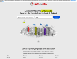 bekasi.infoisinfo.co.id screenshot