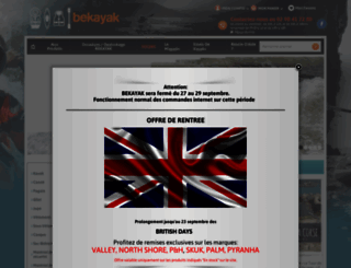 bekayak.com screenshot
