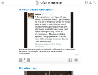 bekazmamus.pl screenshot