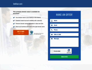 bekhan.com screenshot