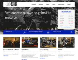 bekkersmotors.nl screenshot