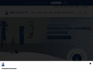 beko-technologies.de screenshot