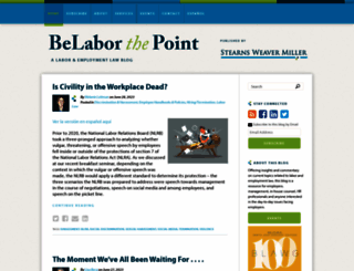 belaborthepoint.com screenshot