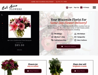 belaireflowers.com screenshot